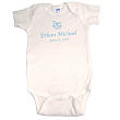 931590X - New Baby Boy Personalized Rocking Horse Infant Onesie
